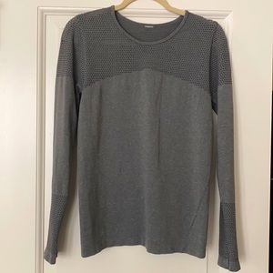 Gray Fabletics Workout Top